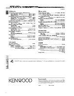 Предварительный просмотр 44 страницы Kenwood KR-V9080 Instruction Manual