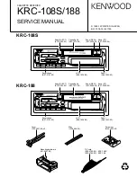 Preview for 1 page of Kenwood KRC-108S Service Manual