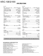 Preview for 16 page of Kenwood KRC-108S Service Manual