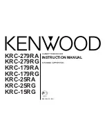 Kenwood KRC-15RG Instruction Manual preview