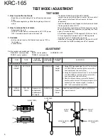 Предварительный просмотр 6 страницы Kenwood KRC-165 Service Manual