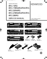 Kenwood KRC-23RA Service Manual preview