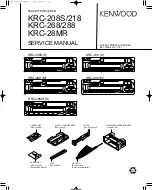 Предварительный просмотр 1 страницы Kenwood KRC-28MR Service Manual