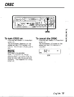 Preview for 17 page of Kenwood KRC-301 Instruction Manual