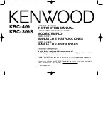 Preview for 1 page of Kenwood KRC-309S Instruction Manual