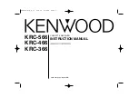 Preview for 1 page of Kenwood KRC-366 Instruction Manual