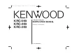 Preview for 1 page of Kenwood KRC-369 Instruction Manual