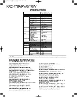 Preview for 23 page of Kenwood KRC-478R Service Manual