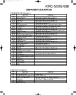 Preview for 3 page of Kenwood KRC-509S Service Manual