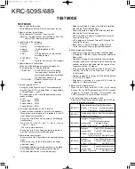 Preview for 6 page of Kenwood KRC-509S Service Manual