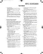 Preview for 7 page of Kenwood KRC-509S Service Manual