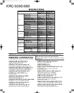 Preview for 21 page of Kenwood KRC-509S Service Manual