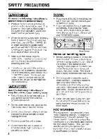 Preview for 2 page of Kenwood KRC-540 Instruction Manual