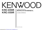 Kenwood KRC-559R Instruction Manual preview