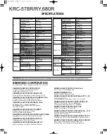 Preview for 19 page of Kenwood KRC-578R Service Manual