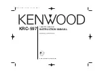 Kenwood KRC-597 Instruction Manual preview