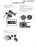 Предварительный просмотр 3 страницы Kenwood KRC-597 Service Manual