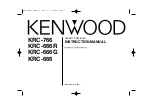 Kenwood KRC-666 Instruction Manual preview