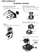 Preview for 2 page of Kenwood KRC-666 Service Manual