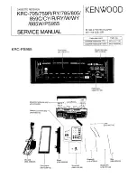 Kenwood KRC-705 Service Manual preview