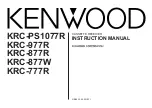 Kenwood KRC-777R Instruction Manual preview