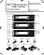 Preview for 1 page of Kenwood KRC-778R Service Manual