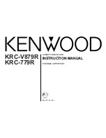 Kenwood KRC-779R Instruction Manual preview