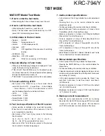 Preview for 7 page of Kenwood KRC-794/Y Service Manual