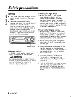 Preview for 4 page of Kenwood KRC-801 Instruction Manual