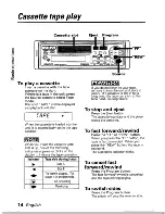 Preview for 14 page of Kenwood KRC-801 Instruction Manual