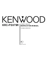 Kenwood KRC-PS979R Instruction Manual preview