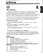 Preview for 3 page of Kenwood KRC-S15 Instruction Manual