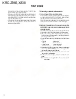 Предварительный просмотр 10 страницы Kenwood KRC-X838 Service Manual