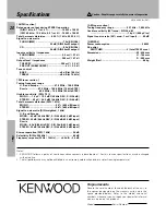 Предварительный просмотр 20 страницы Kenwood KRF-A4020 Instruction Manual