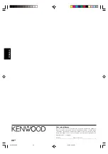 Preview for 72 page of Kenwood KRF-V4070D Instruction Manual