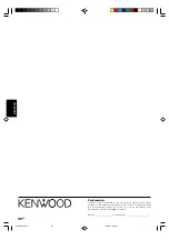 Preview for 108 page of Kenwood KRF-V4070D Instruction Manual