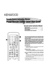 Предварительный просмотр 29 страницы Kenwood KRF-V4530D Instruction Manual