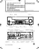 Kenwood KRF-V4530D Service Manual preview