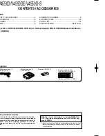 Preview for 2 page of Kenwood KRF-V4550D Service Manual