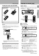 Preview for 13 page of Kenwood KRF-V5010 Instruction Manual