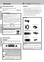 Preview for 2 page of Kenwood KRF-V5020 Instruction Manual