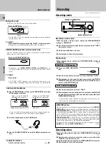 Preview for 16 page of Kenwood KRF-V5020 Instruction Manual