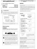 Preview for 2 page of Kenwood KRF-V5050D Instruction Manual