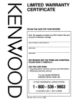 Preview for 48 page of Kenwood KRF-V5050D Instruction Manual