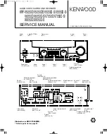 Preview for 1 page of Kenwood KRF-V5050D Service Manual