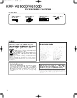 Preview for 2 page of Kenwood KRF-V5100D Service Manual