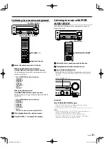 Предварительный просмотр 21 страницы Kenwood KRF-V5200D Instruction Manual