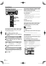 Предварительный просмотр 22 страницы Kenwood KRF-V5200D Instruction Manual