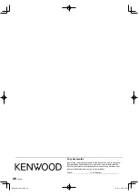 Предварительный просмотр 40 страницы Kenwood KRF-V5200D Instruction Manual