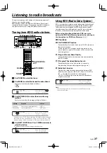 Preview for 27 page of Kenwood KRF-V5300D Instruction Manual